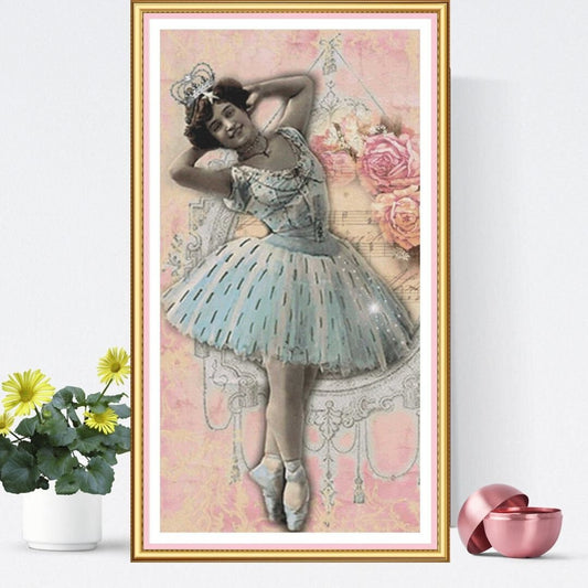 Ballerina cross stitch chart