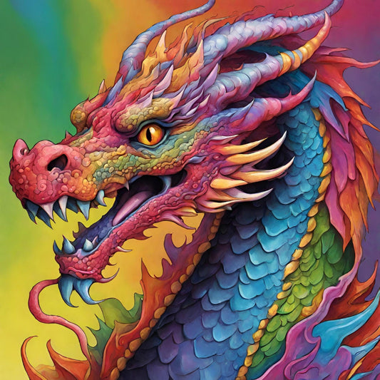 Dragon cross stitch pattern