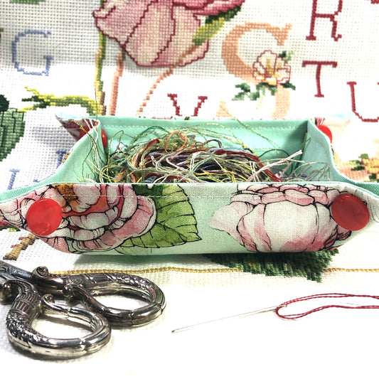 ORTS Container / Thread Catcher - Strawberry Floral