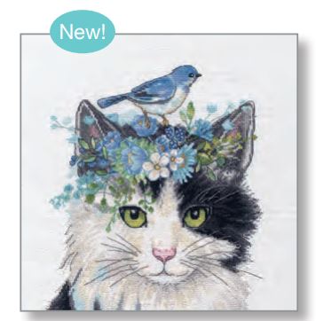 Floral Crown Cat by Dimensions