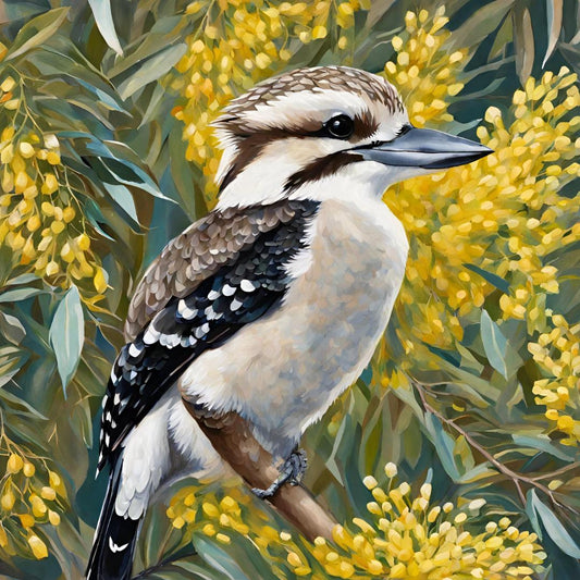 Mr Kookaburra PDF Full Coverage Cross Stitch Chart - Pattern Keeper Compatible*