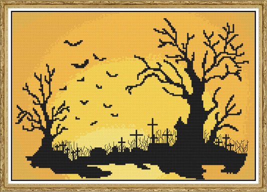 Spooky Twilight PDF Cross Stitch Chart