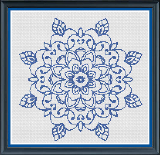 Mandala PDF Cross Stitch Chart