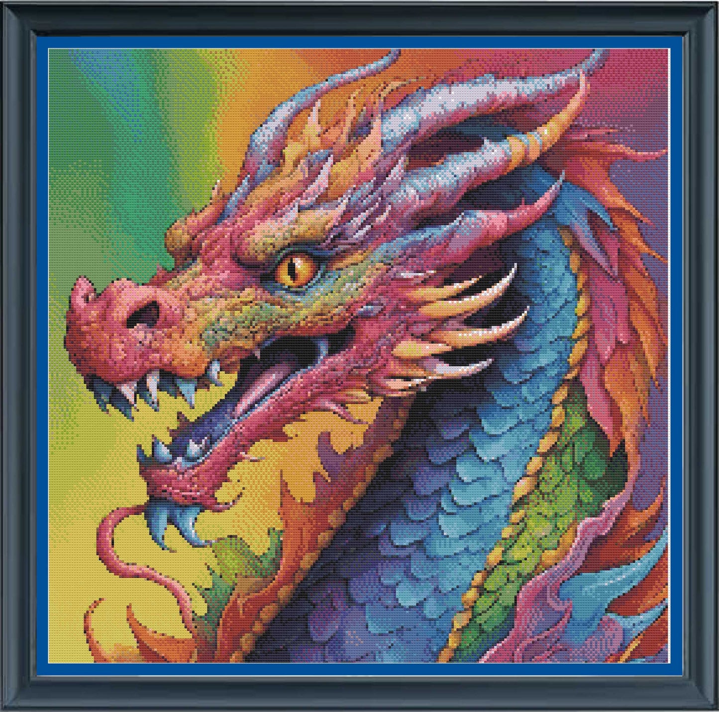 Dragon cross stitch