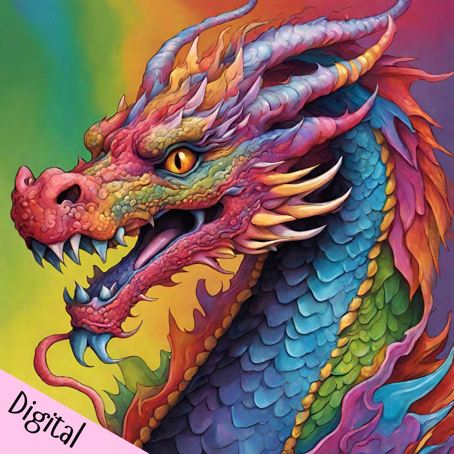 Dragon cross stitch pattern