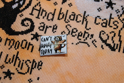 Funny cat magnetic needle minder. Can't Adult Today