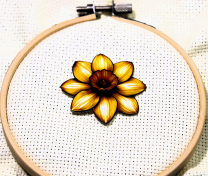 Daffodil magnetic needle minder