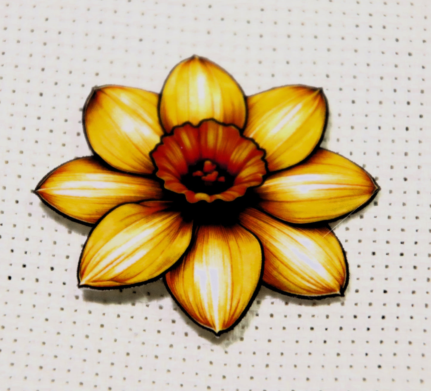 Daffodil magnetic needle minder