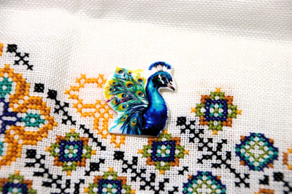 Peacock magnetic acrylic needle minder
