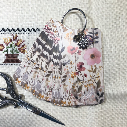 Wildflower themed floss drops for cross stitch.
