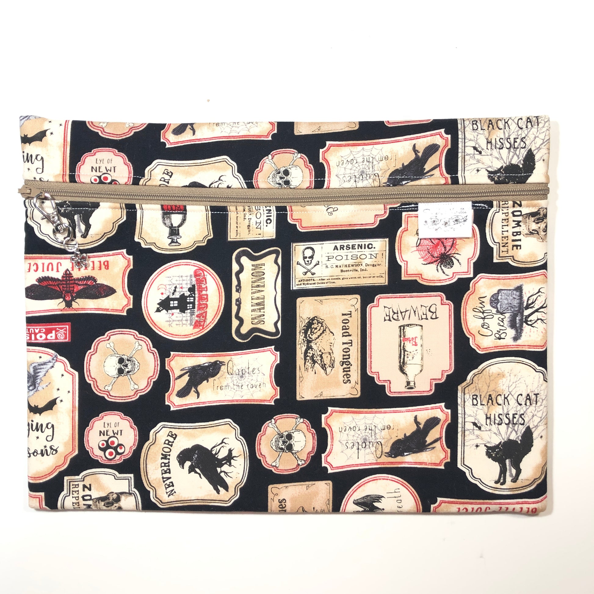 Halloween project bag for cross stitch