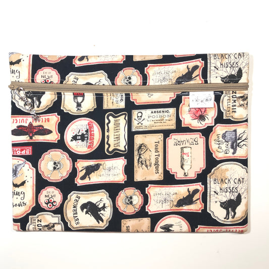 Halloween project bag for cross stitch