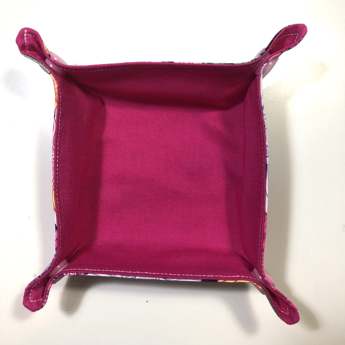 ORTS  Container / Thread Catcher - Pretty Pink Flowers