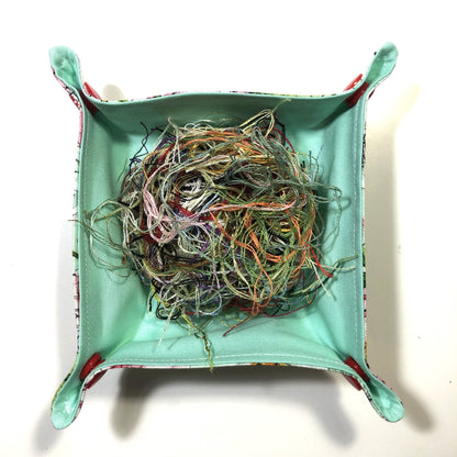 ORTS  Container / Thread Catcher - Strawberry Floral