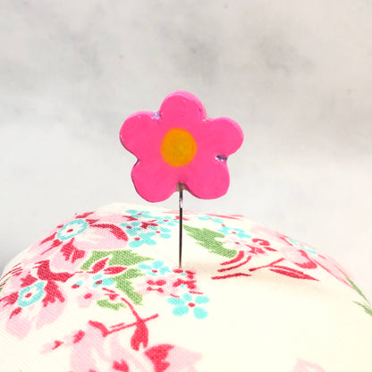 Spring Handmade Clay Decorative Pin Set