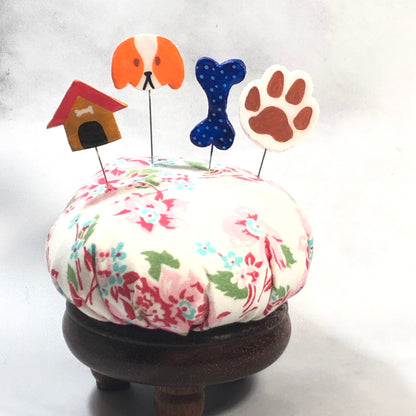 Dog Handmade Clay Decorative Pin Set