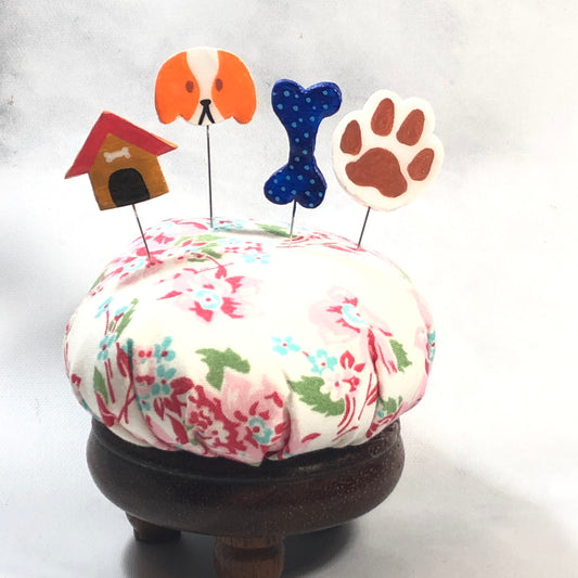 Dog Handmade Clay Decorative Pin Set