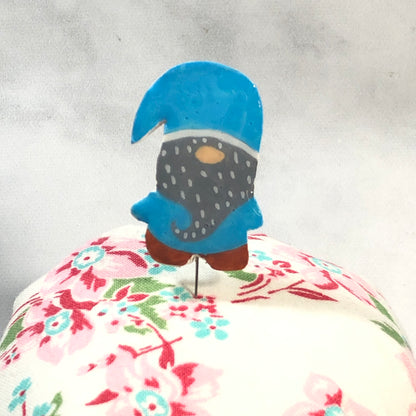 Gnomes Handmade Clay Decorative Pin Set