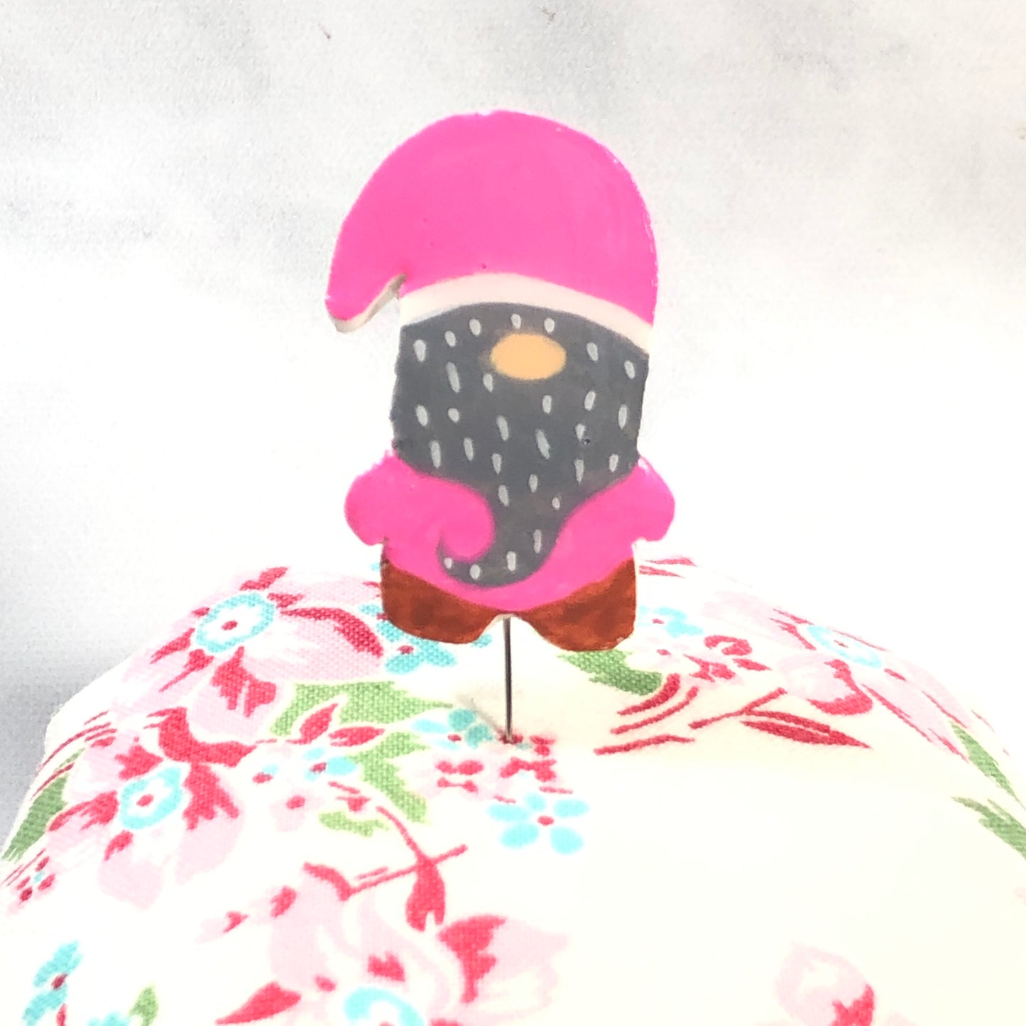 Gnomes Handmade Clay Decorative Pin Set