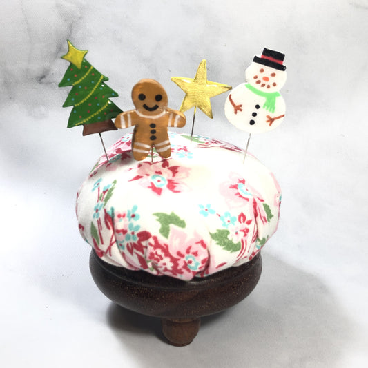 Christmas Handmade Clay Decorative Pin Set