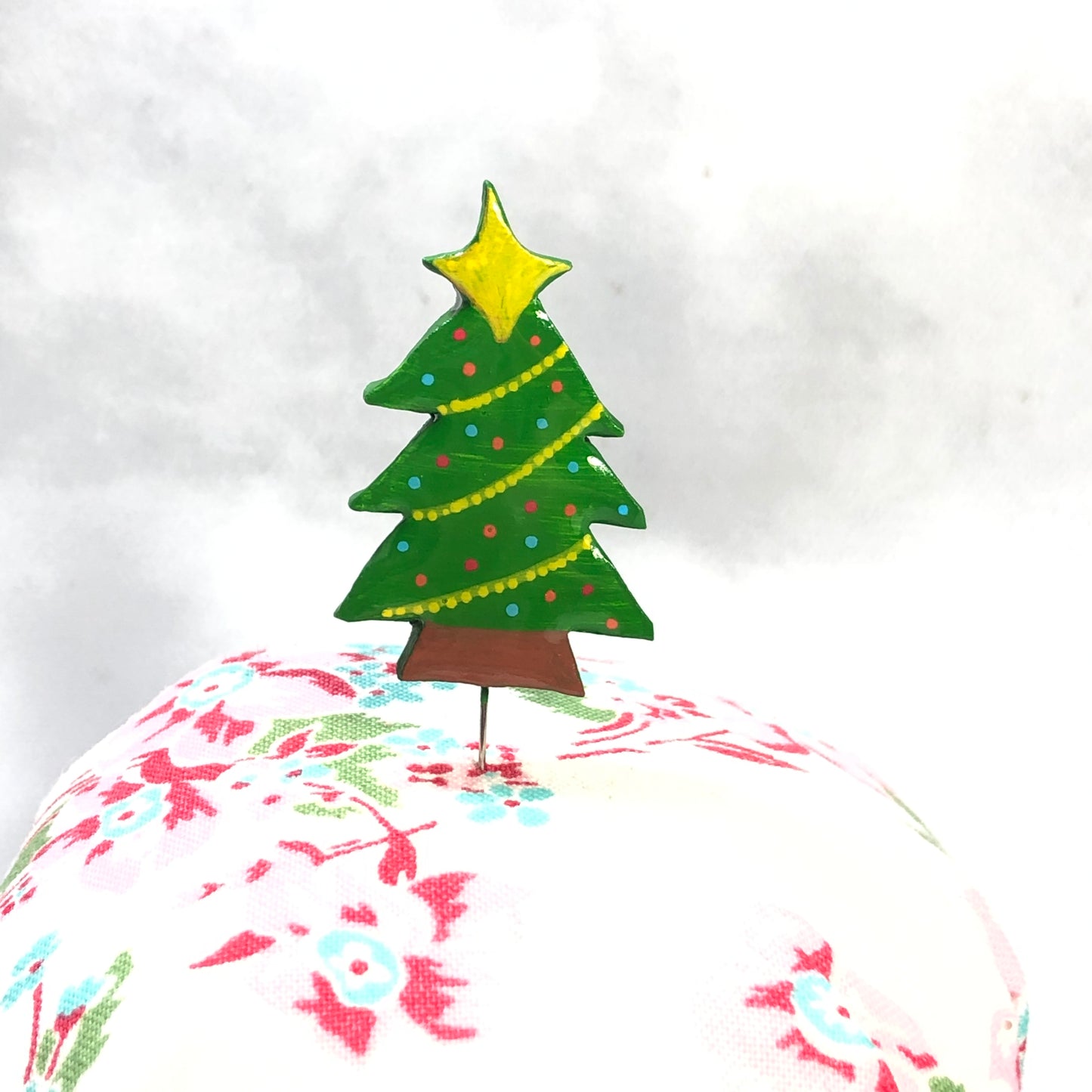 Christmas Handmade Clay Decorative Pin Set