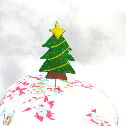 Christmas Handmade Clay Decorative Pin Set