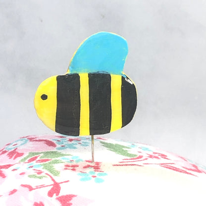 Bee Handmade Clay Decorative Pin Set