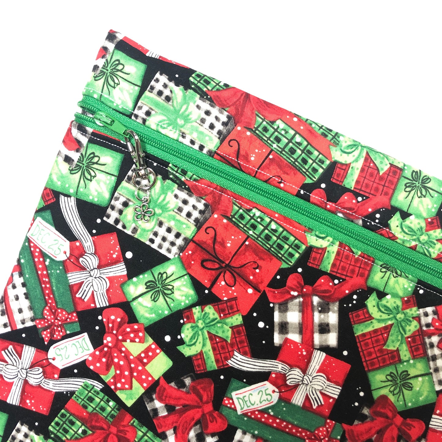 Christmas Presents Themed Project Bag for Cross Stitch and other crafts - Various Sizes