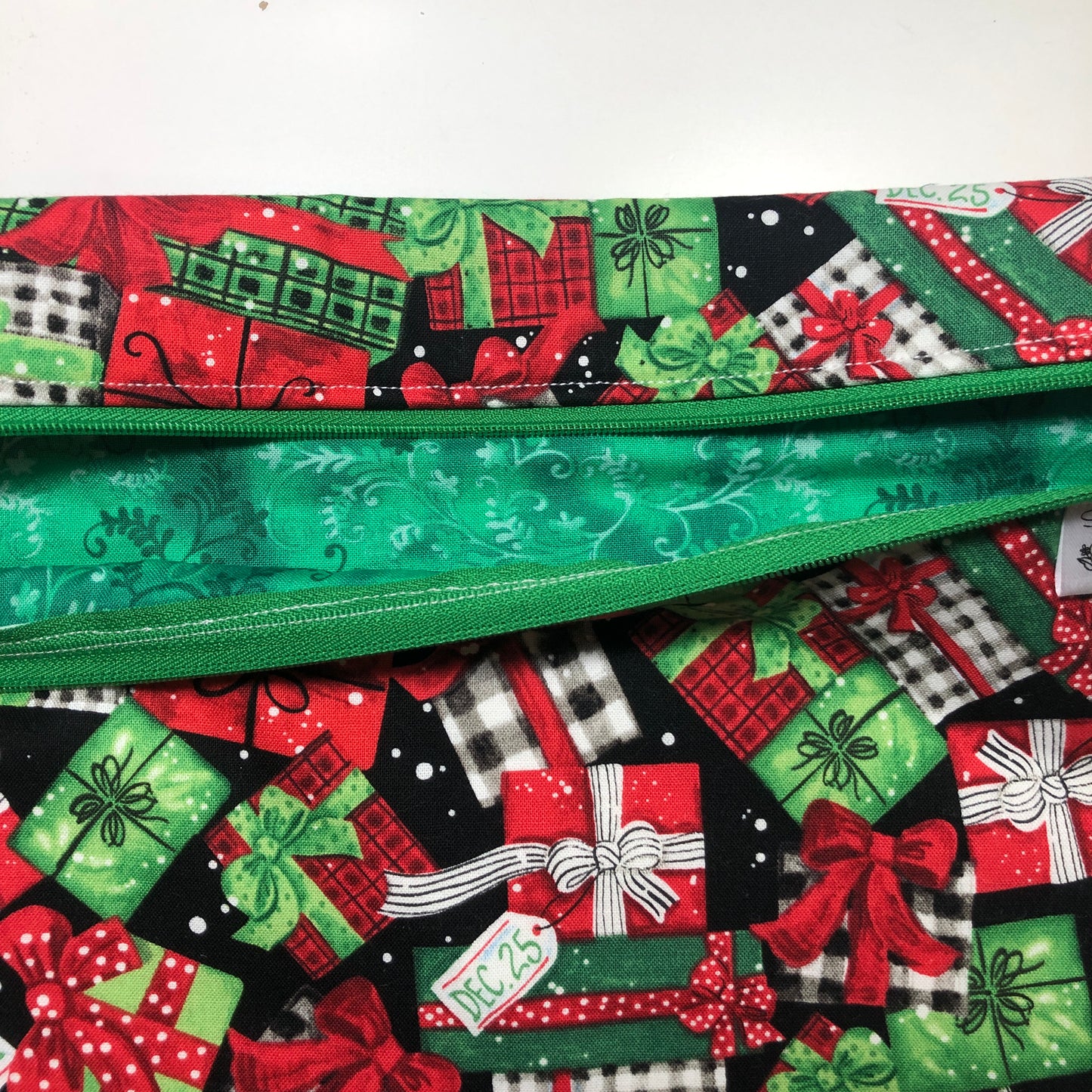 Christmas Presents Themed Project Bag for Cross Stitch and other crafts - Various Sizes