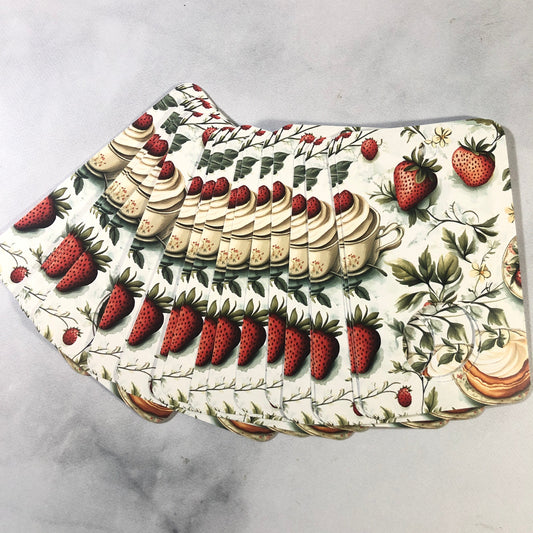 Strawberries & Cream Thread Drops - Pack of 25