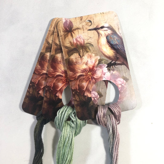 Birds & Florals Thread Drops - Pack of 25