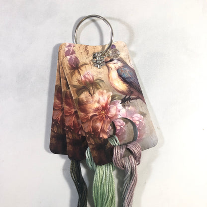 Birds & Florals Thread Drops - Pack of 25