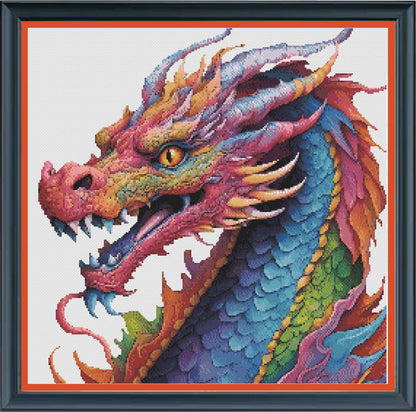 Dragon cross stitch pattern