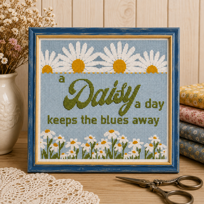 Daisy A Day PDF Cross Stitch Chart