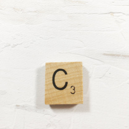 Needle Minder - Initial Scrabble Tile