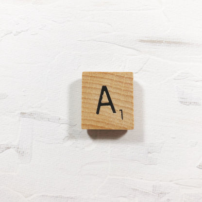 Needle Minder - Initial Scrabble Tile/Thread Holder/ Parking Aid