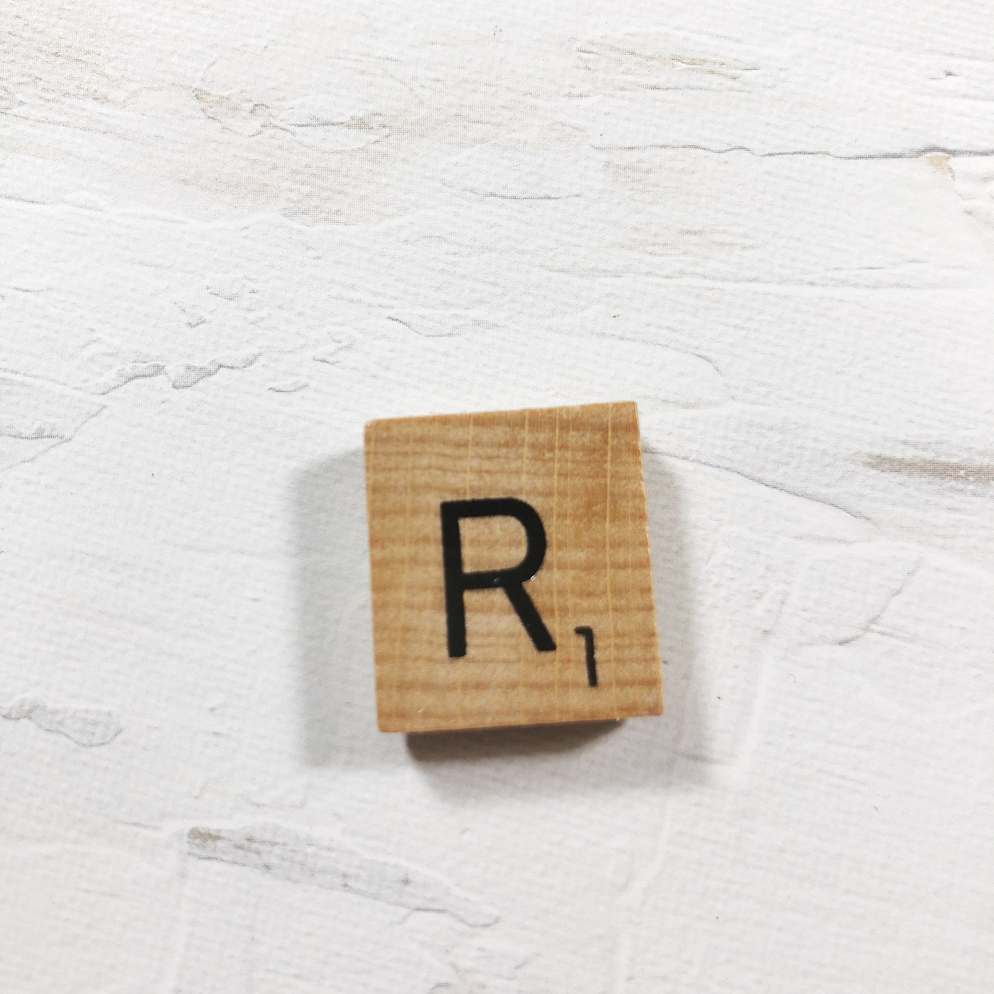 Needle Minder - Initial Scrabble Tile/Thread Holder/ Parking Aid