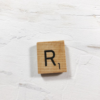 Needle Minder - Initial Scrabble Tile/Thread Holder/ Parking Aid