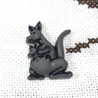 Kangaroo and Joey Needle Minder/Thread Holder/ Parking Aid