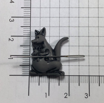 Kangaroo and Joey Needle Minder/Thread Holder/ Parking Aid