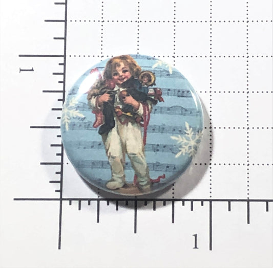 Vintage Christmas Needle Minder/Thread Holder/ Parking Aid