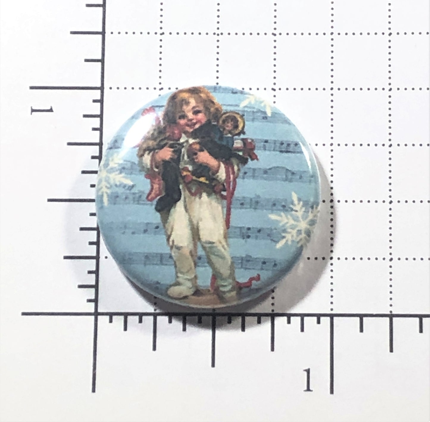 Vintage Christmas Needle Minder/Thread Holder/ Parking Aid
