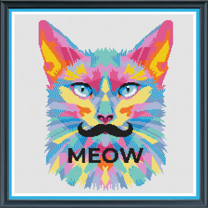 MEOW PDF Cross Stitch Chart Pattern Keeper Compatible*