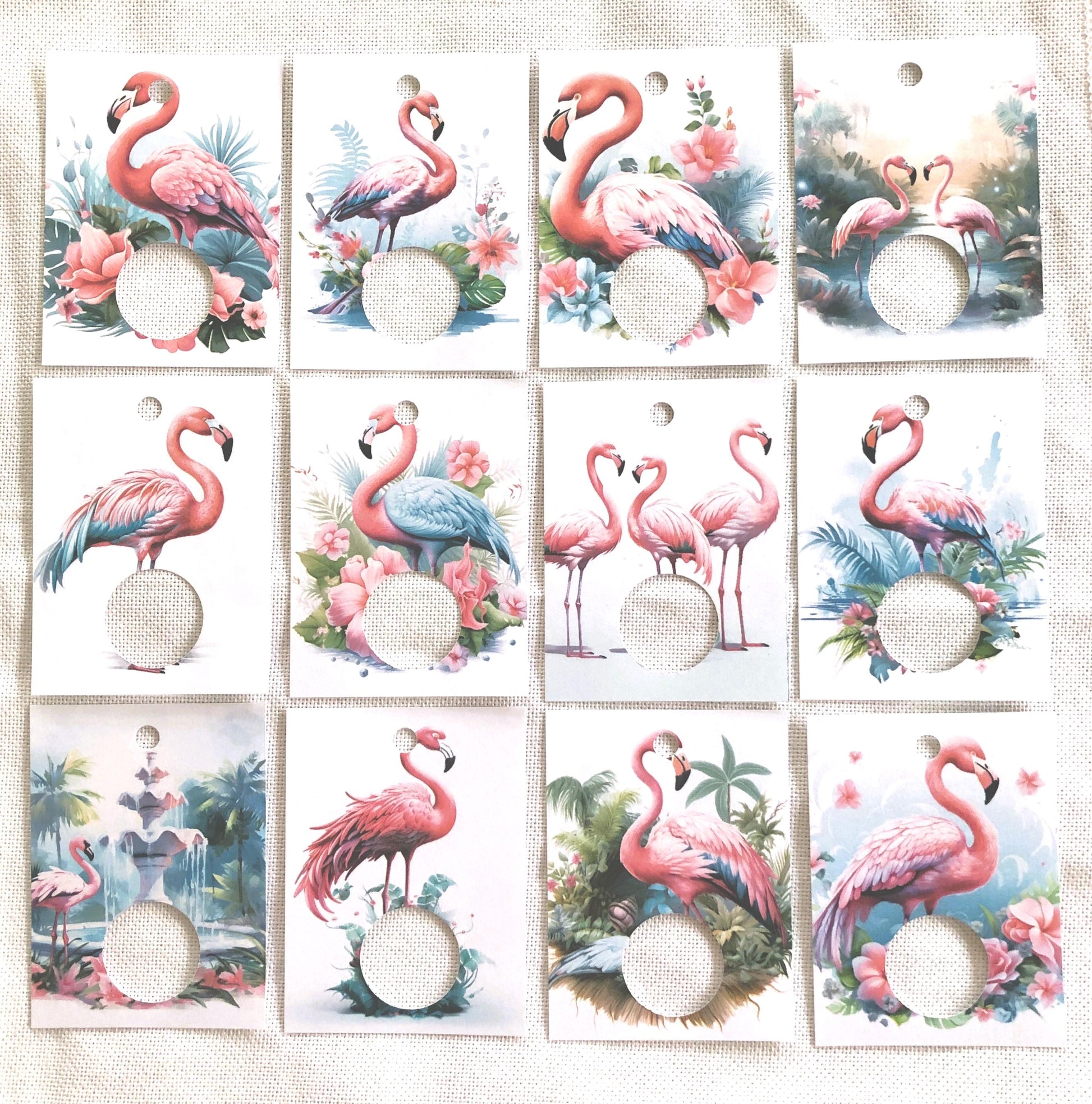 Flamingo Thread Drops - Pack of 24