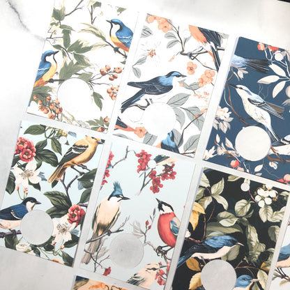 Botanical Birds Thread Drops - Pack of 20