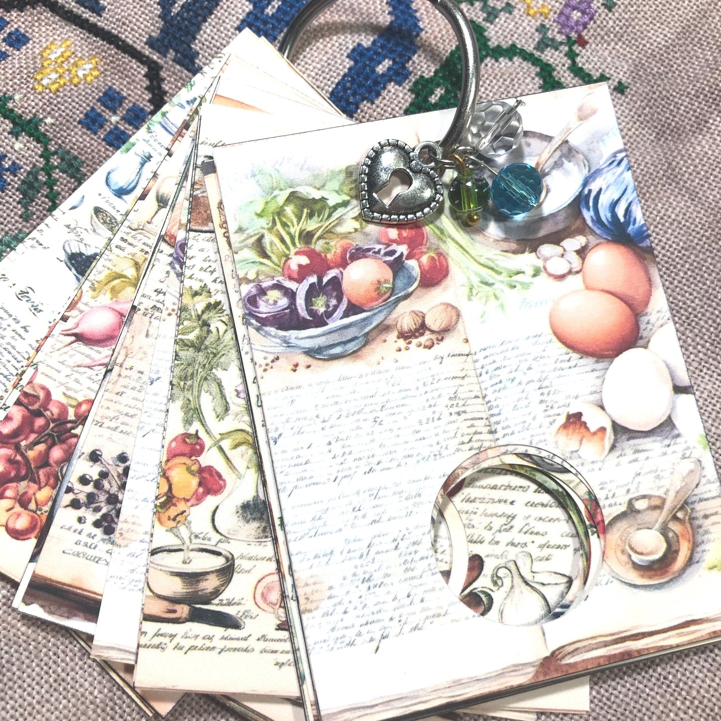Recipe Book Thread Drops - Pack of 24