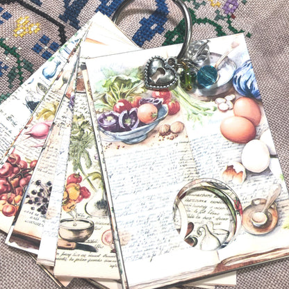 Recipe Book Thread Drops - Pack of 24