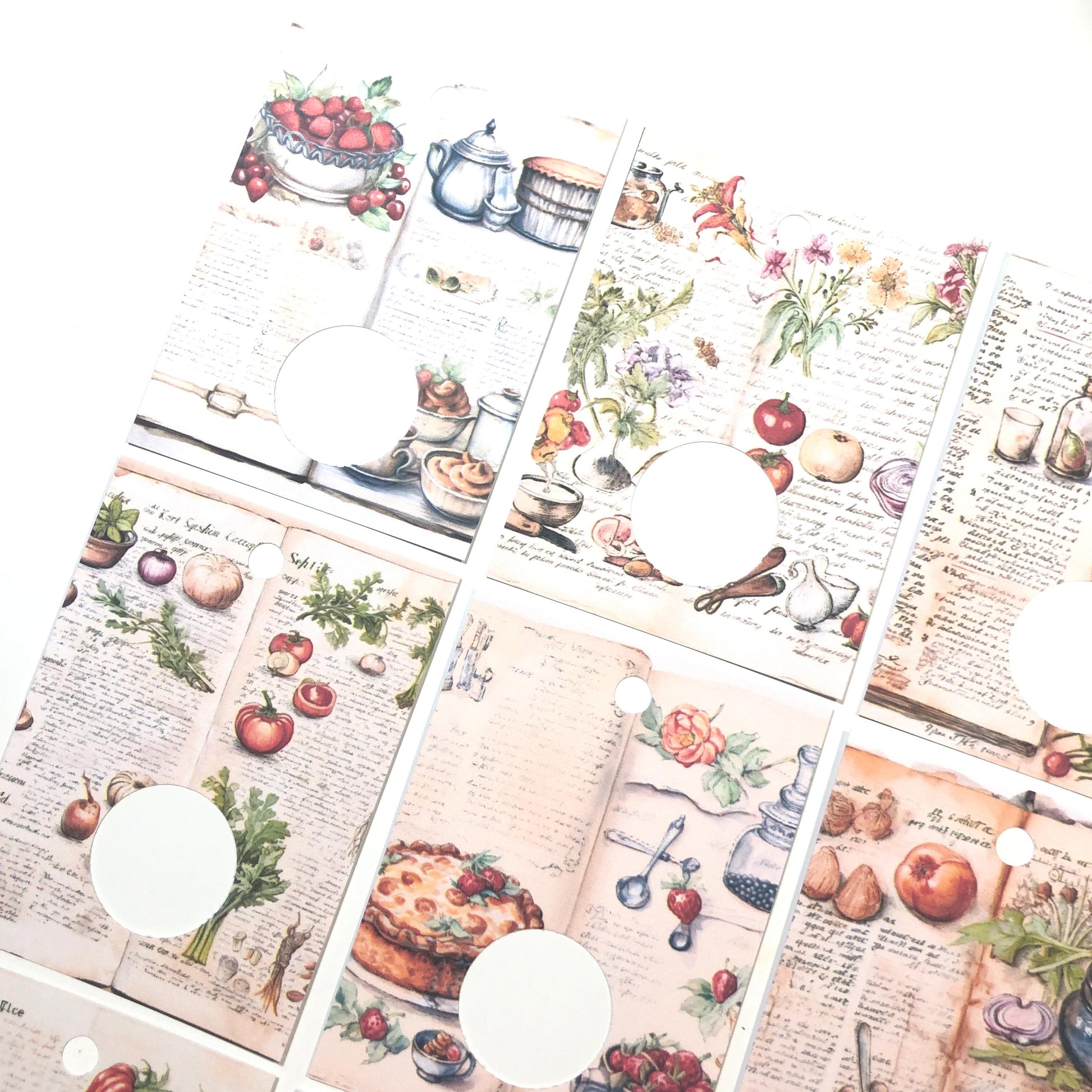 Recipe Book Thread Drops - Pack of 24