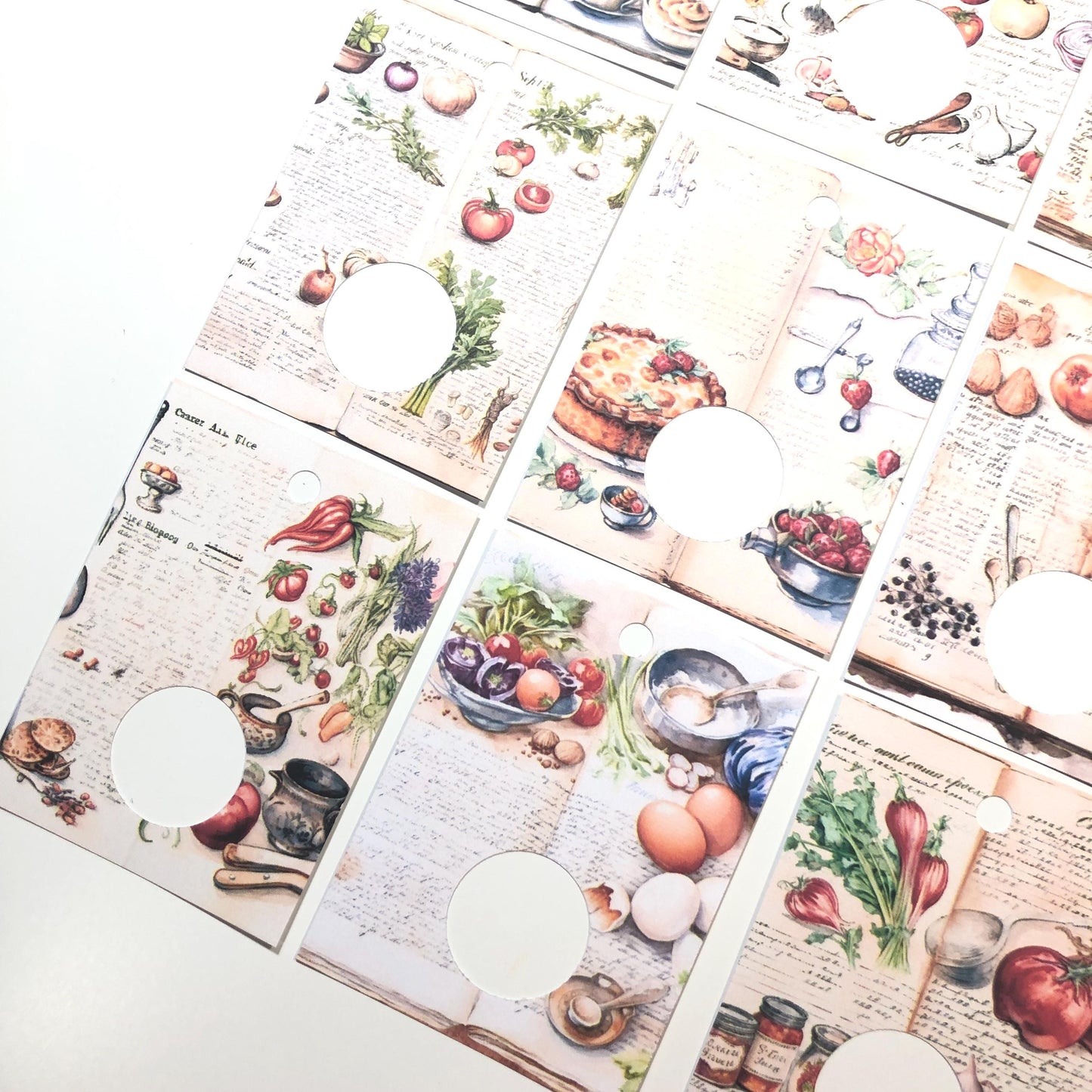 Recipe Book Thread Drops - Pack of 24