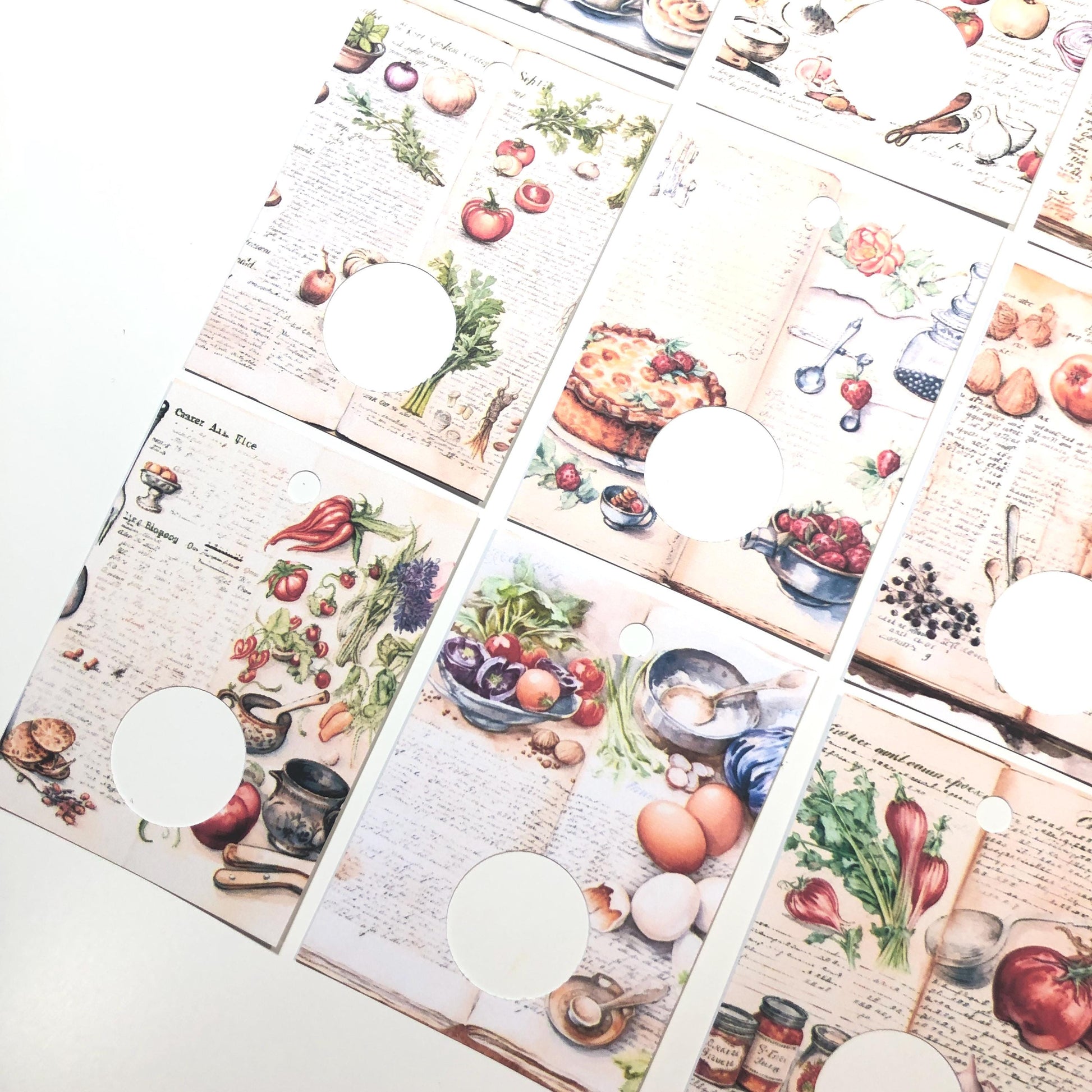 Recipe Book Thread Drops - Pack of 24